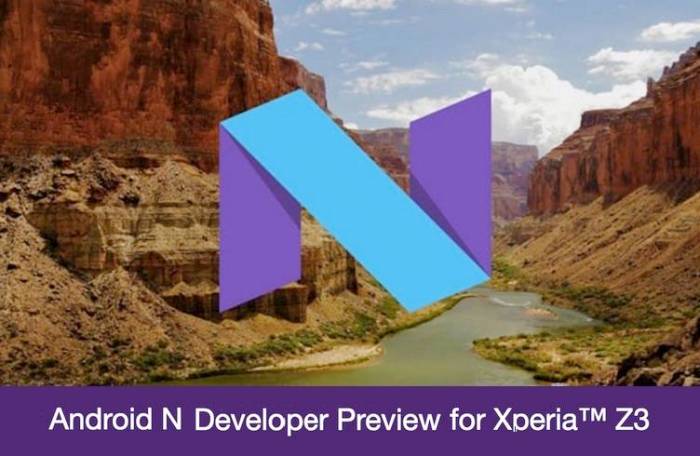 Xperia z3 Android n developer preview sony z3