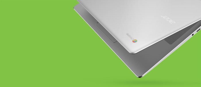 Acer chromebook 15 aluminum design refresh