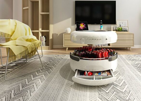 Sobro coffee table fridge hybrid indiegogo crowdfunding