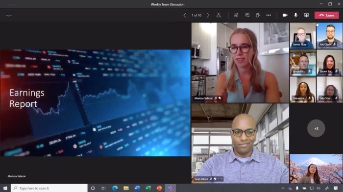 Microsoft teams zoom gallery education 49 participants