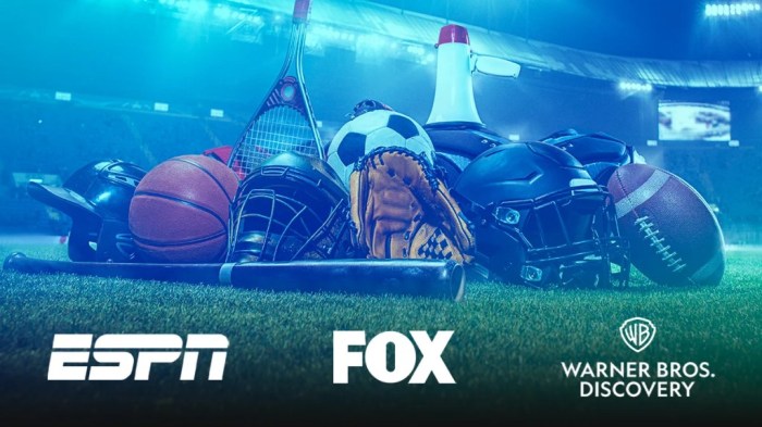 Venu sports streaming service espn fox warner bros
