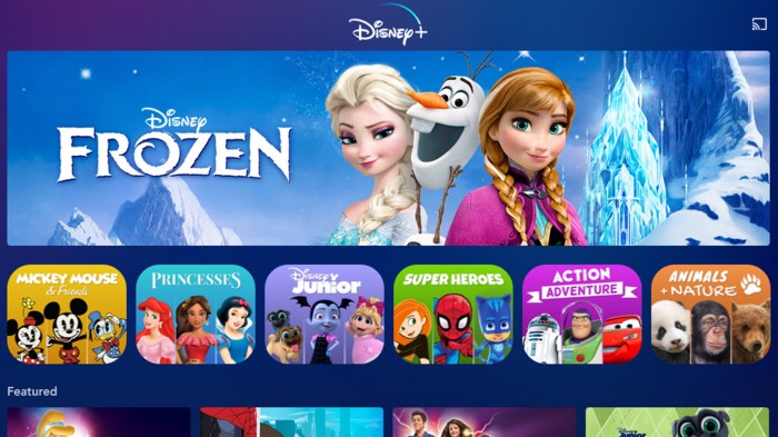 Frozen poster Frozen 2 disney plus streaming