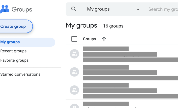 Redesign revamp gained mailing quietly Google groups redesign material theme mobile