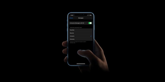 Siri messages