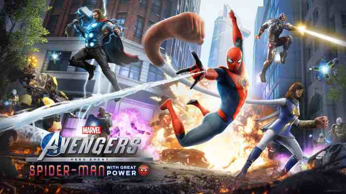 Square enix avengers playstation ps4 ps5 exclusive spider man character