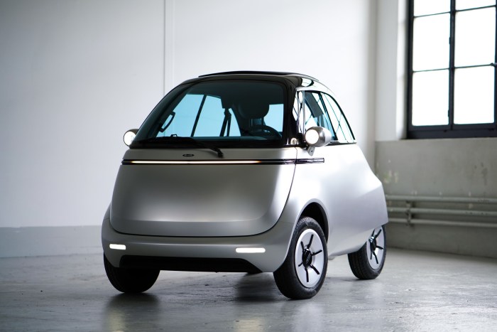 The microlino electric bubble car
