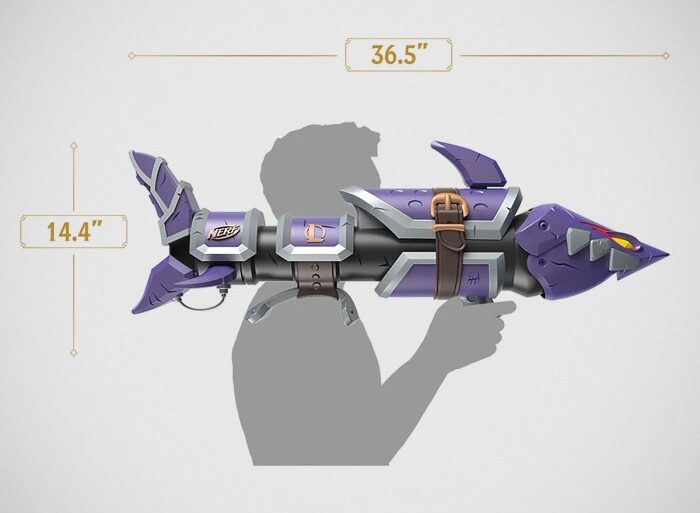 Nerf league of legends riot jinx fishbones lmtd price release date
