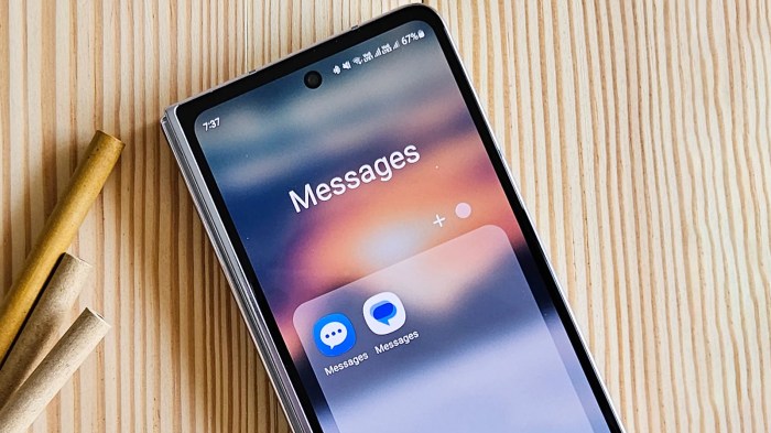 Sms utilizzare verwenden datei Samsung working integrating google duo its default messaging app