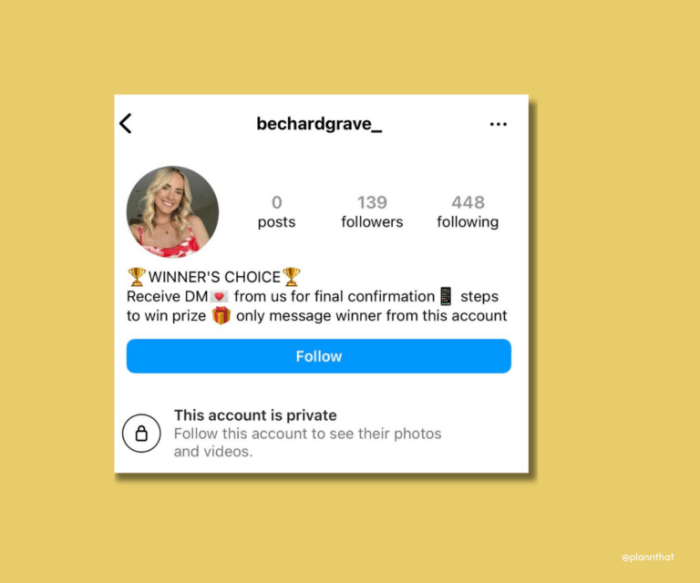 Fake instagram finsta account whyd you push that button