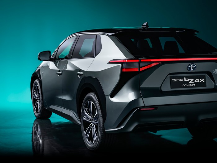 Toyota bz4x concept electric rav4 america