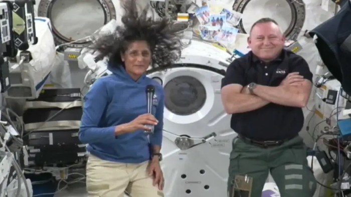 Trump spacewalk astronauts female space station iss