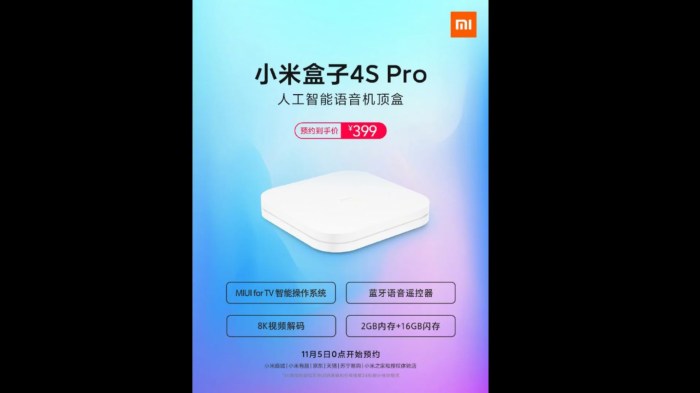 Xiaomi mi box 4s pro first 8k android tv box and its available now china