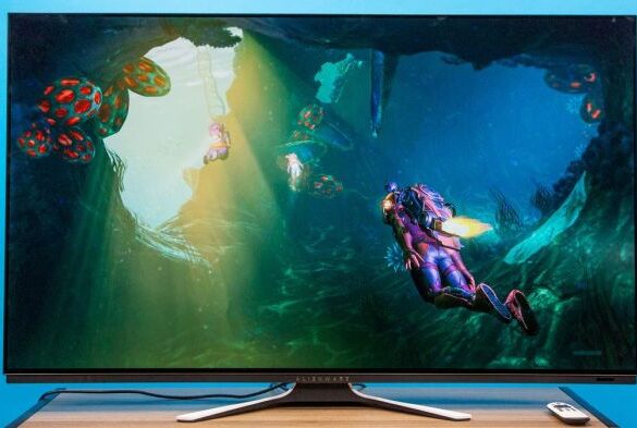 Dell alienware 55 oled gaming monitor release date pricing
