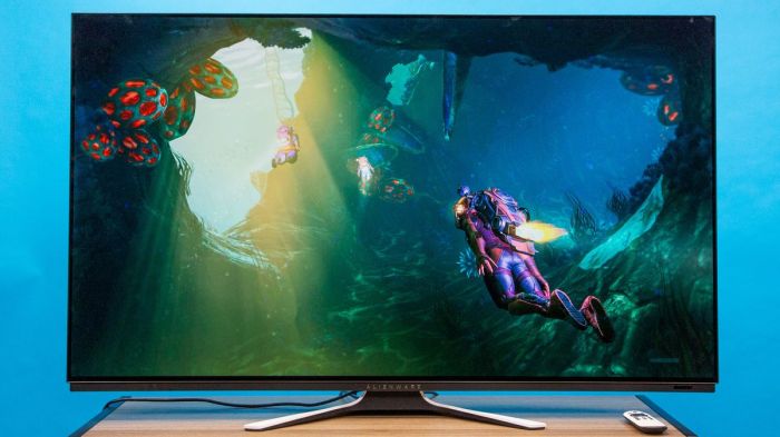 Dell alienware 55 oled gaming monitor release date pricing