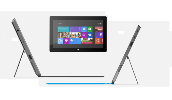 Microsoft surface tablet ipad competition price specs