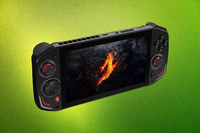 Asus rog flow acer nitro blaze steam deck giant pc handheld experiment