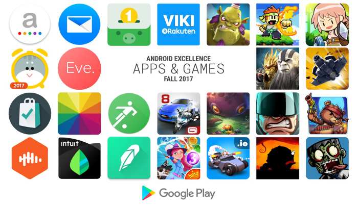 Google play android excellence collections
