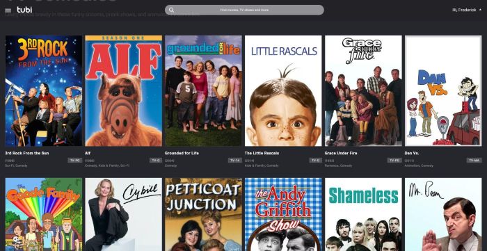 Fast services tubi roku pluto tv