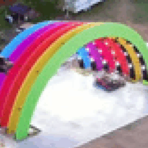 Apple parks rainbow arches are back