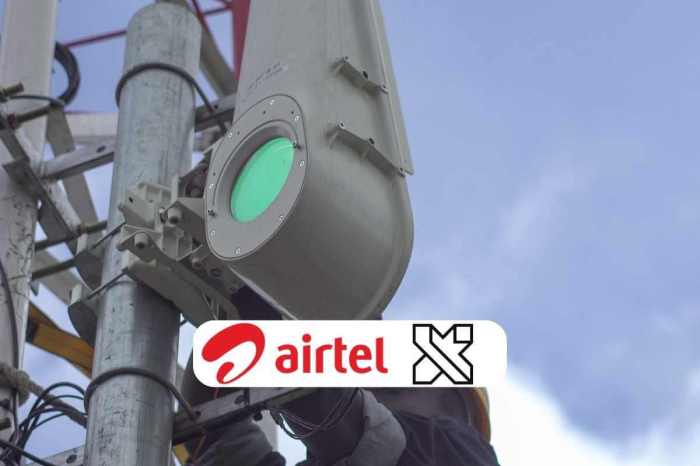 Project taara fsoc wireless internet kinshasa congo fiber