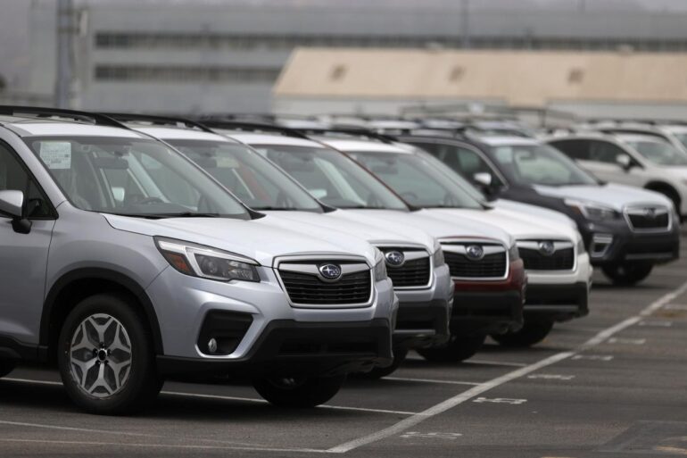 Carvana pandemic used car prices sold online chip shortage