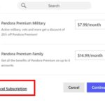 Pandora plus improved subscription service
