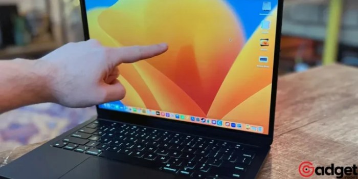 Apple touchscreen macbook pro rumor