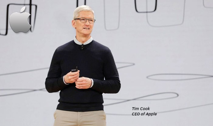 Apple CEO Tim Cook Takes A Swipe At Google In New Privacy Letter | Fortune Tim cook apple privacy law facebook google gdpr
