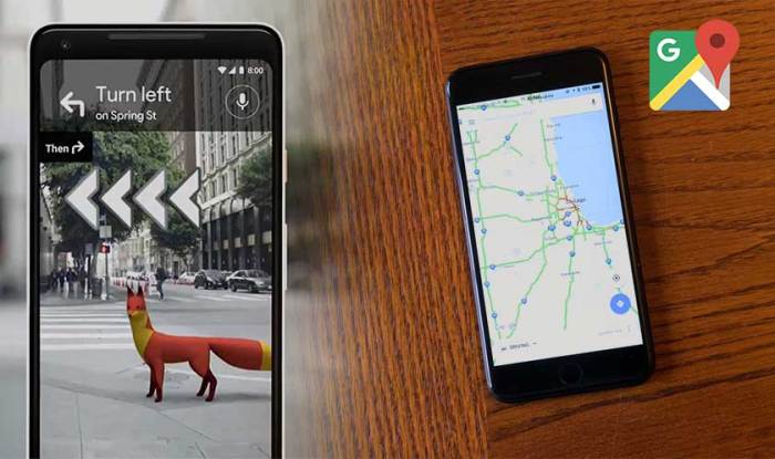 Prototype Google maps on Behance Google maps augmented reality ar feature app prototype test
