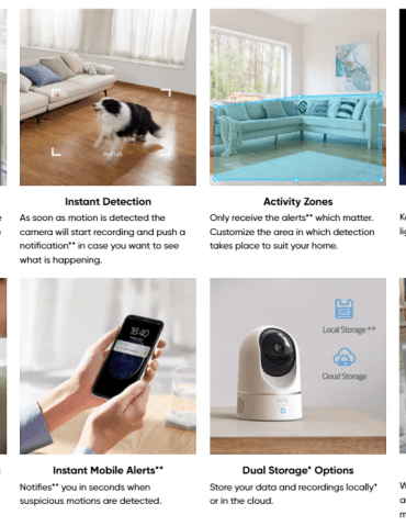 Anker eufy smart display e10 security live camera feed