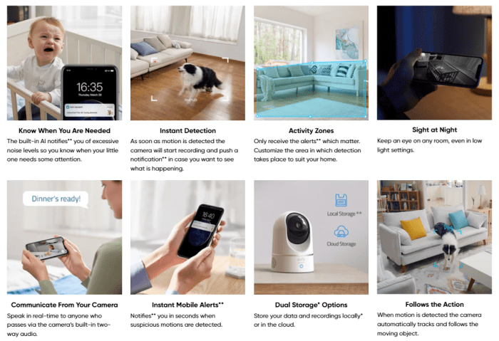 Anker eufy smart display e10 security live camera feed