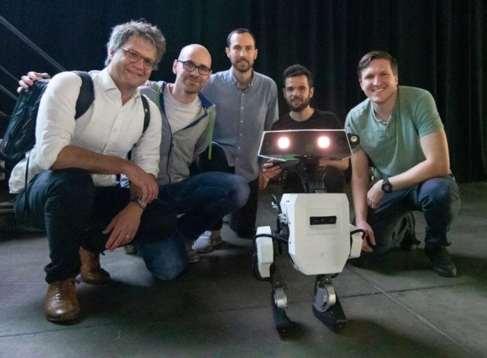 Imagineering robotic roaming demonstrates walt prototype Imagineering robotic roaming demonstrates walt prototype