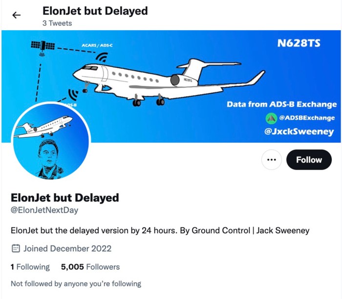 Meta threads instagram elonjet celebrity jet tracking suspended