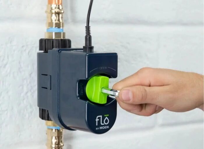 Flo moen smart water detector finds and stops leaks your home