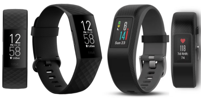 Fitbit charge 4 vs garmin vivosport