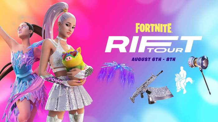 Rift presents Fortnite rift tour concert series