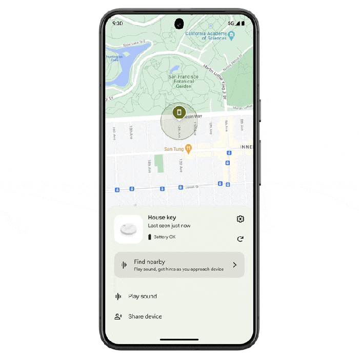 Google find my device network launch teased