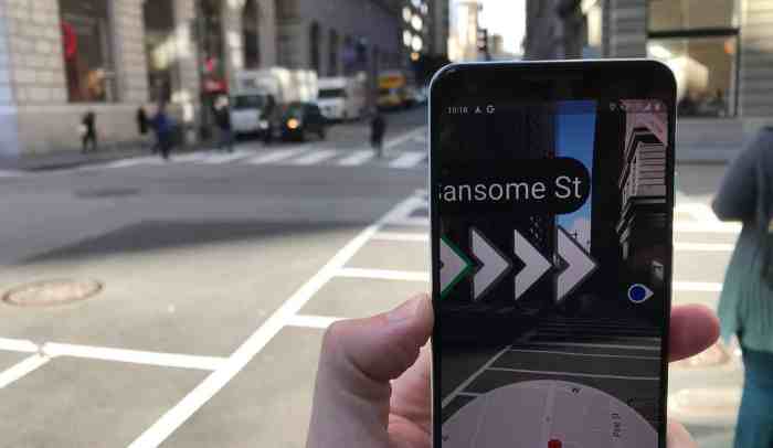 Google Maps With AR Rolls Out to Some Testers | Tom's Hardware Google maps augmented reality ar feature app prototype test
