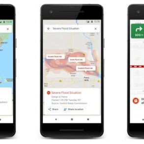 Google sos alerts maps floods earthquakes hurricanes ios android