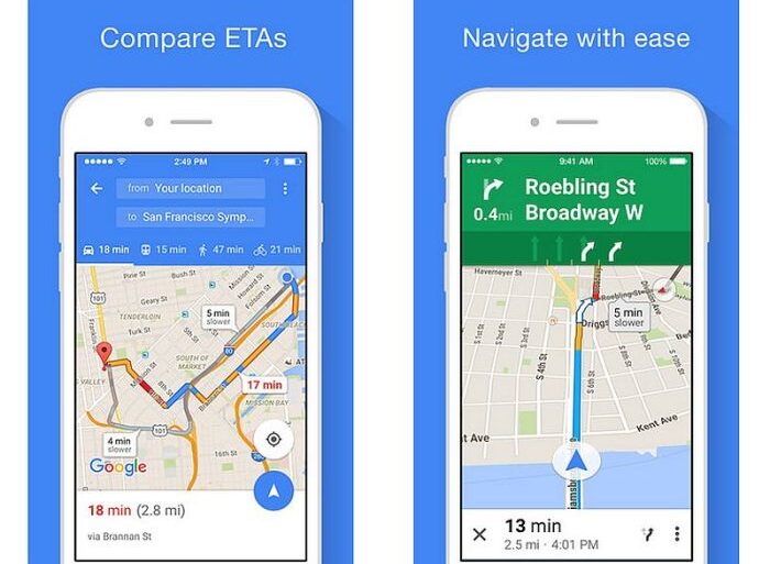How save map use offline google maps