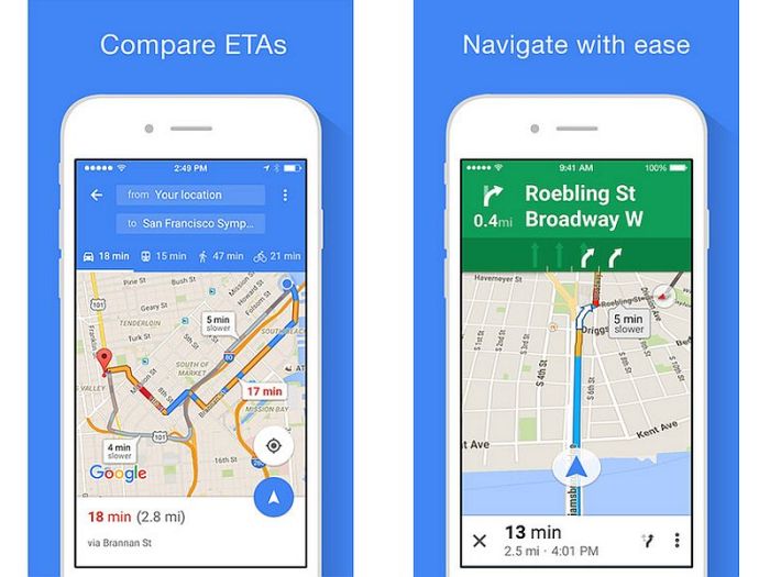 How save map use offline google maps