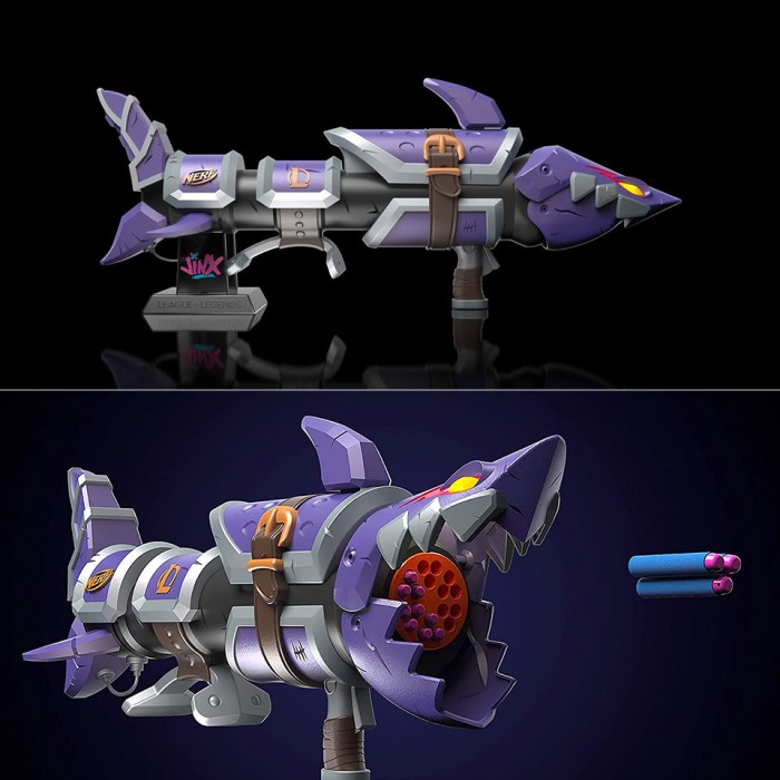 Nerf league of legends riot jinx fishbones lmtd price release date