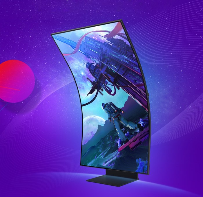 Samsung 55 inch odyssey ark 2nd gen g97nc gaming monitor price release date specs features
