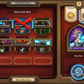 Hearthstone old gods exapnsion standard wild formats