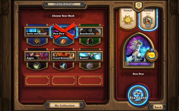 Hearthstone old gods exapnsion standard wild formats