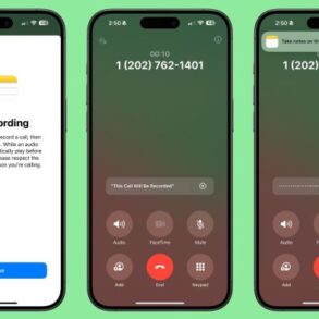 Apple ios 18 1 developer beta iphone call recording transcription
