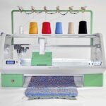 Kniterate digital knitting machine 3d print design stitches kickstarter