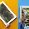 Lenovo smart frame google photos integration discounted indiegogo launch 50 percent