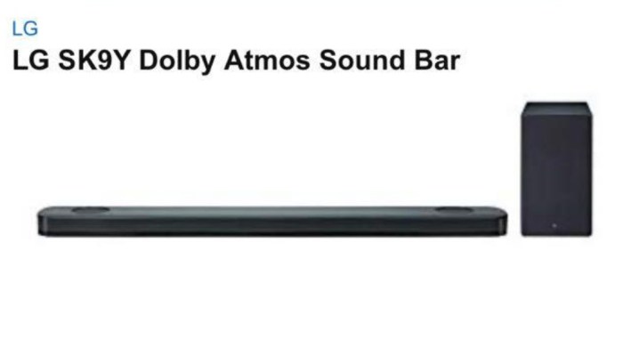 Re create theater experience home lgs sk9y soundbar now down 240