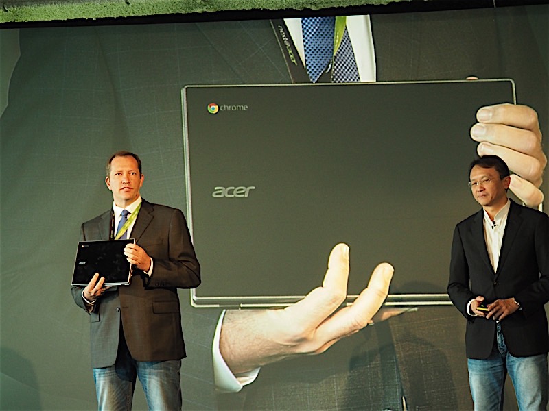 Acer unveils new chromebooks